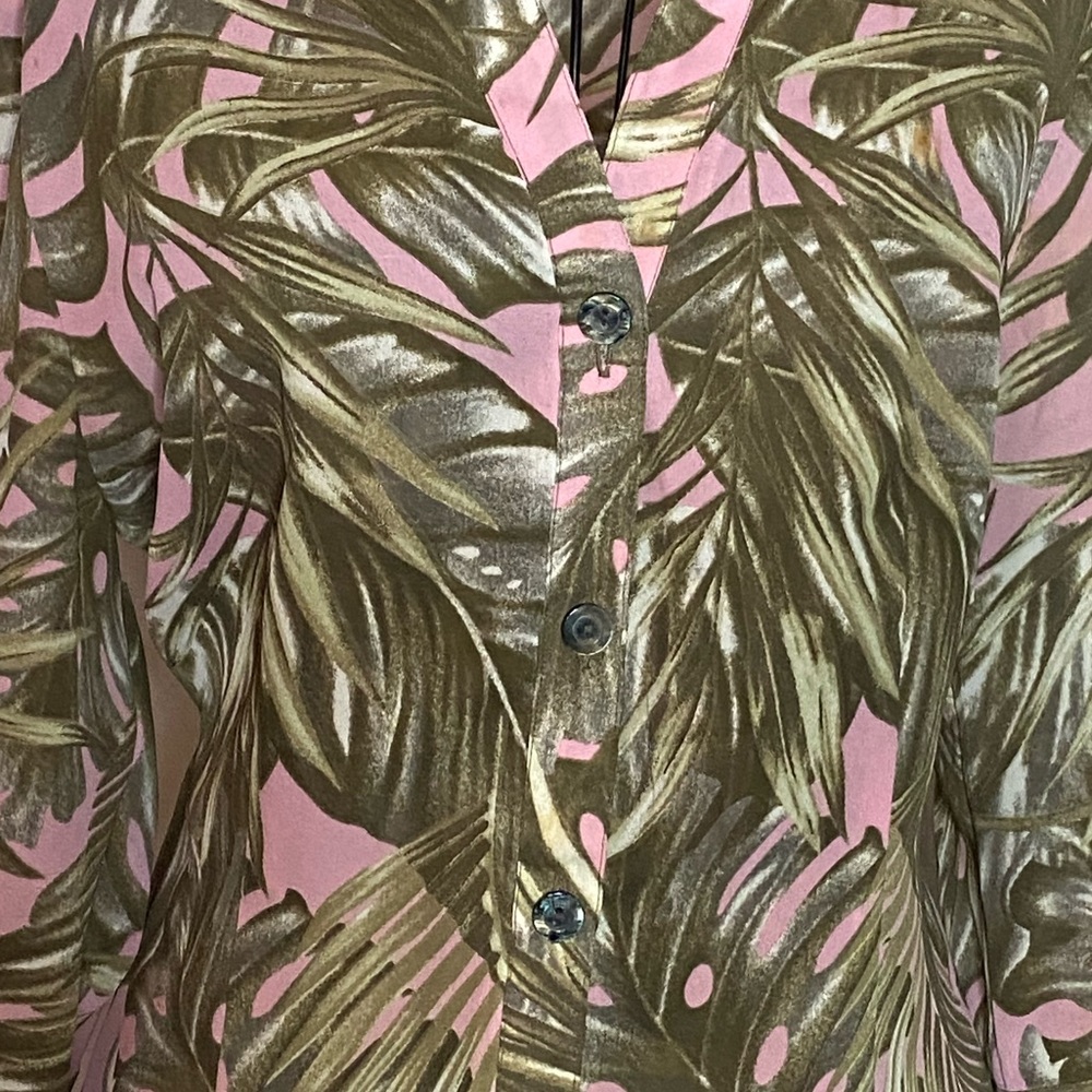 Tropical Button Down Top - image 8